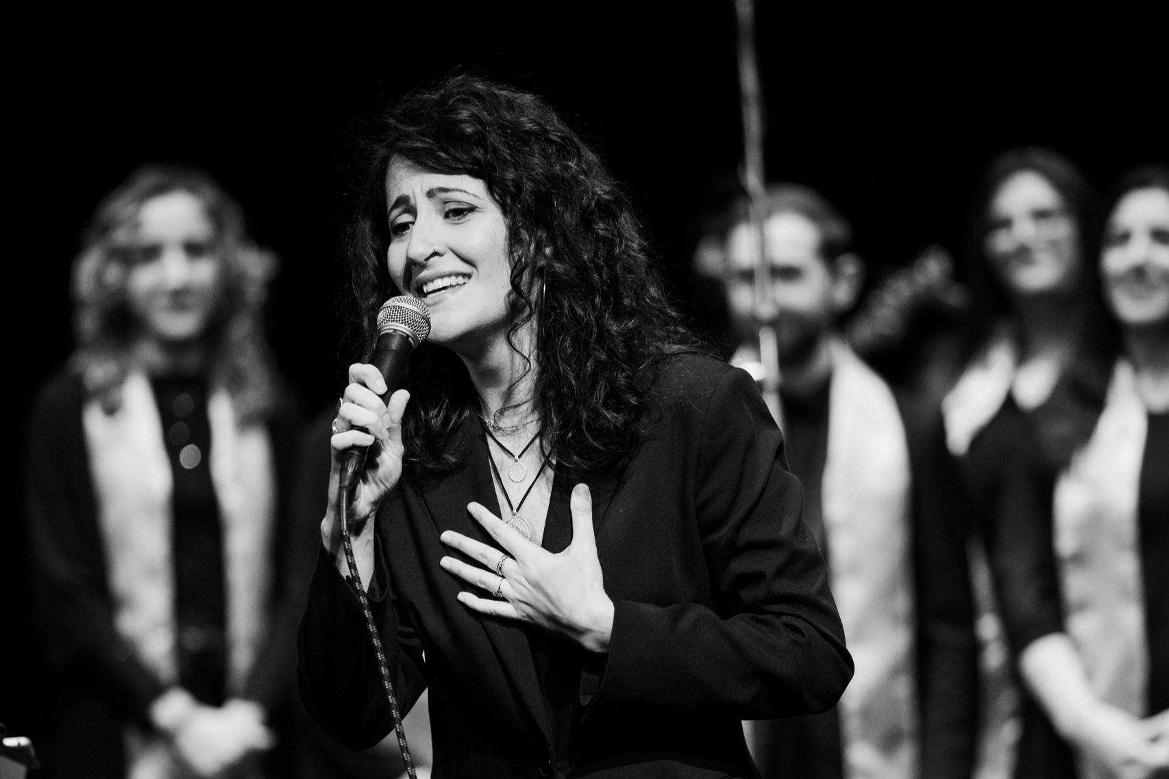 La direttrice del Revelation Gospel Choir